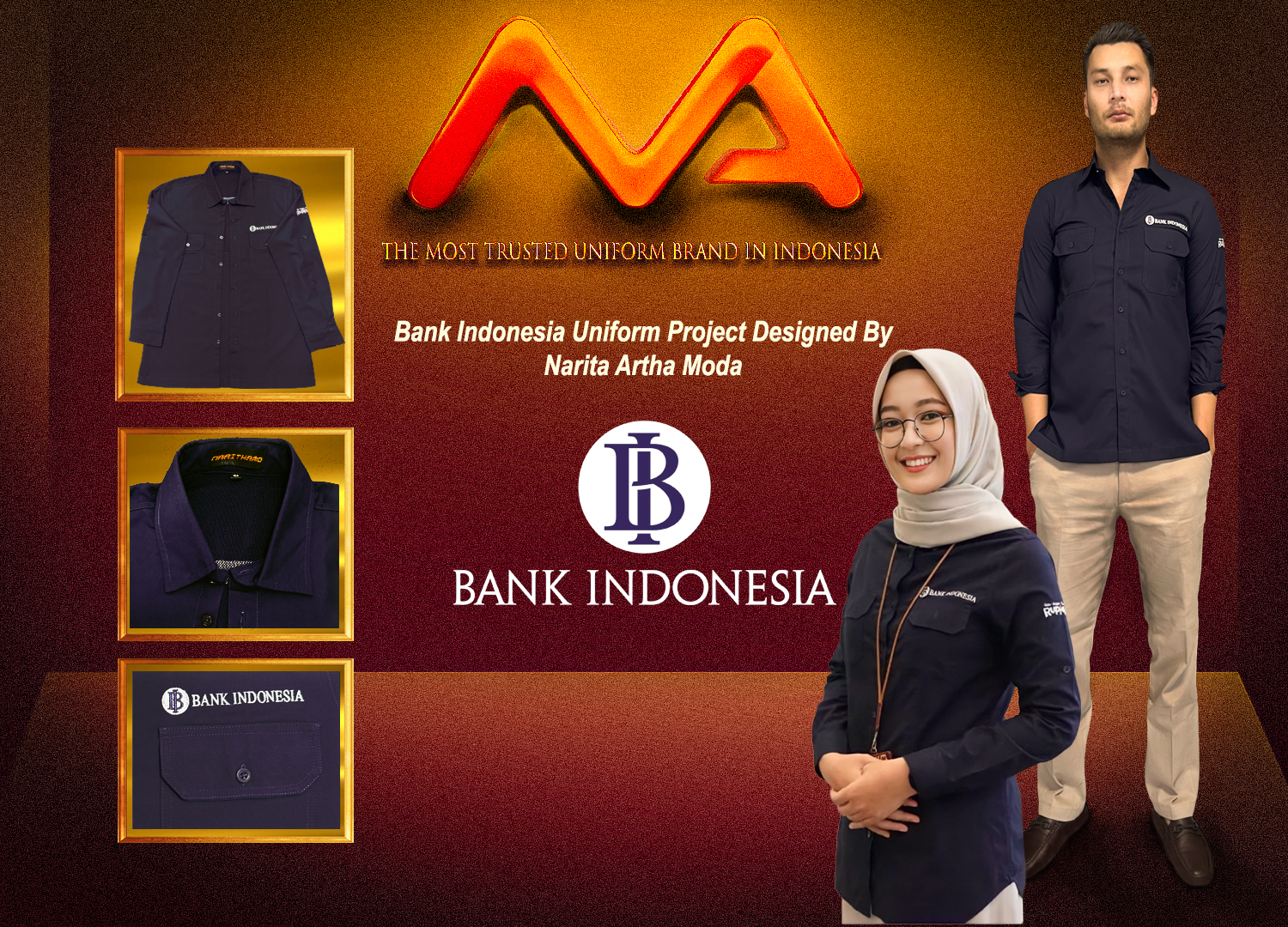 seragam bank indonesia